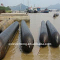 Marine rubber airbag for ship launching or landing